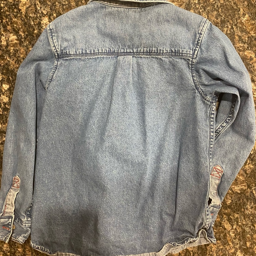 Denim button down shirt Hanna Andersson size 120